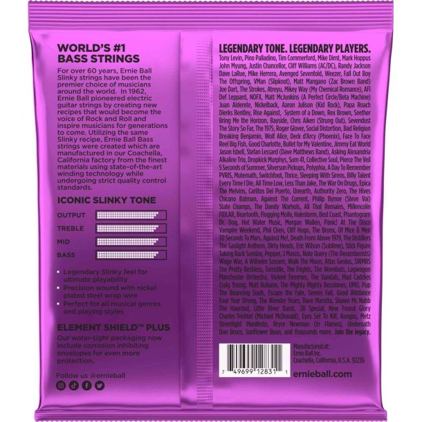 Ernie Ball 2831 Power Slinky Bass Nickel